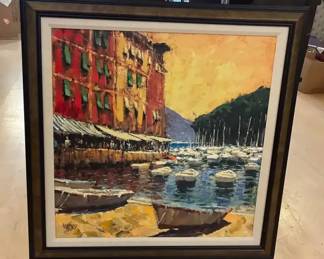 Canvas Print With Handpainted Details