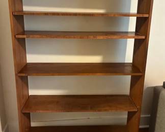 Open Back Bookcase With Adjustable Shelves