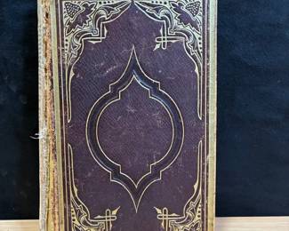 1872 Antique English And Hebrew Siddur Prayer Book