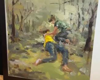 Anne Petty Painting Titled Exchange