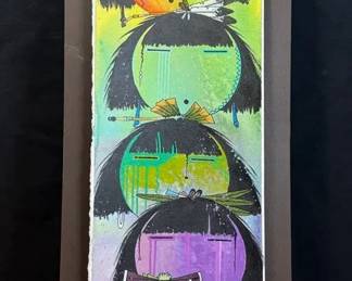 D Yazzie Signed Artwork