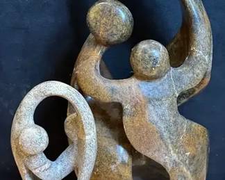 Soapstone Family Sculpture