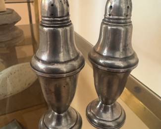 Weighted Sterling Silver Salt & Pepper Shakers