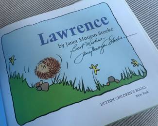 "Lawrence" Autographed by Janet Morgan Stoeke