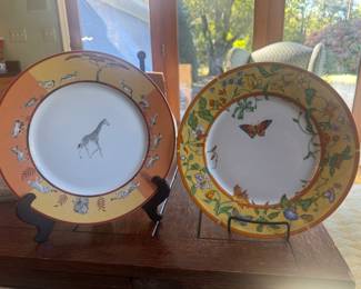 Hermès "Africa" & Hermès "La Siesta" Dinner Plates