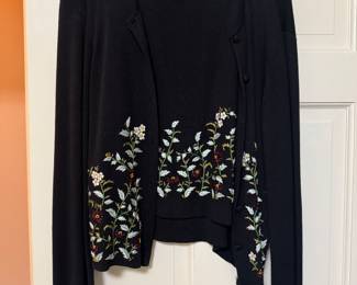 Women's Colette Mordo Floral Cardigan Set Size M