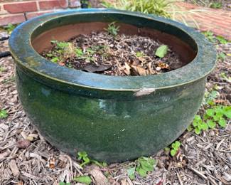 Glazed Outdoor Planter