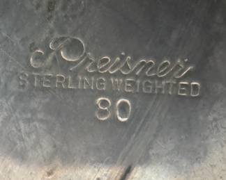 Weighted Sterling Silver Candle Holder