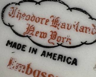 Haviland "Embassy" Porcelain China (26pc)