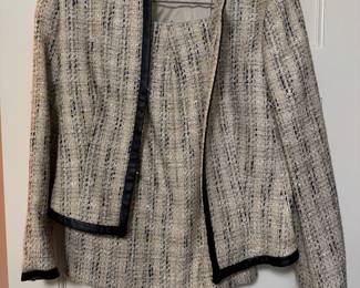 Women's Escada Tweed Blazer with Skirt Size 42