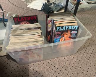 Large Collection of Vintage Playboy Magazines