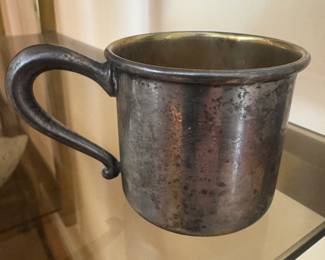 Sterling Silver Baby Cup (43gms)