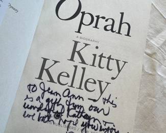 "Oprah, A Biography" Autographed by Kitty Kelley