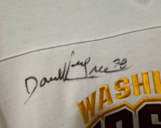 Lee Sport Washington Redskins Long Sleeve Shirt Size M - Autographed by Darrell Green