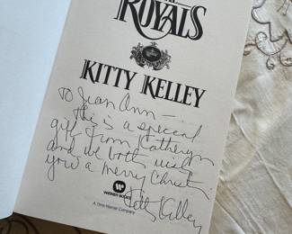 "The Royals" Autographed by Kitty Kelley