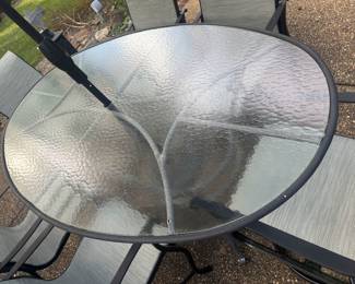 Criterion Outdoor Oval Patio Table (50"W x 86"L x 29-1//2"H)