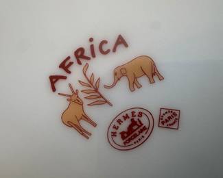 Hermès "Africa" Dinner Plate