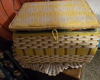 Vintage Sewing Basket