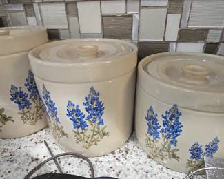 Bluebonnets Canisters
