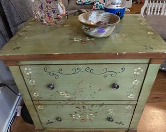 2 Drawer Side Table