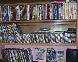 VHS Tapes - CD's - DVD's - Cassette Tapes