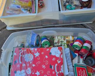 Christmas paper and Supplies