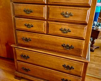 Gorgeous maple “chest on chest”