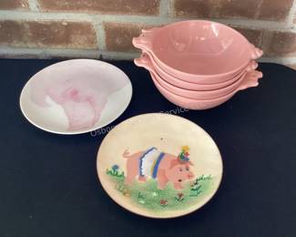 Pig bowls & more