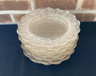 Lalique geranium leaf plates
