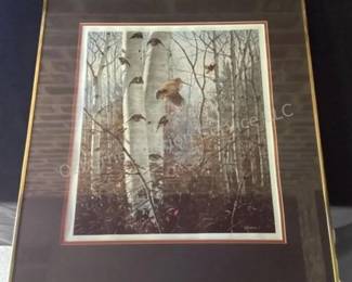 Several signed & number wildlife pictures