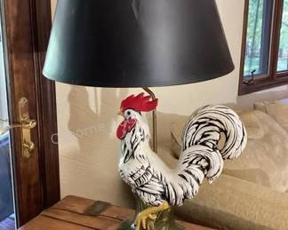 Rooster lamp
