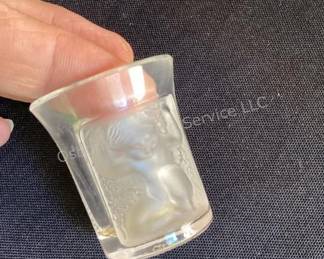Lalique shot glass