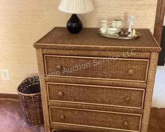 Wicker dresser