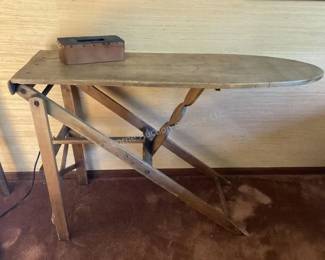 Wood ironing board