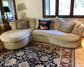 Sofa with chaise