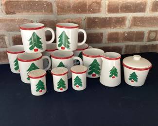 Pfaltzgraff Christmas mugs & more
