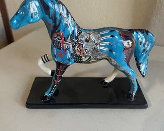 painted pony signed w/ box