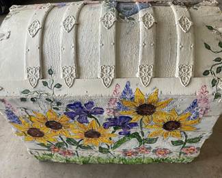Hand painted trunk