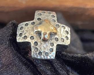 Dian Malouf cross ring