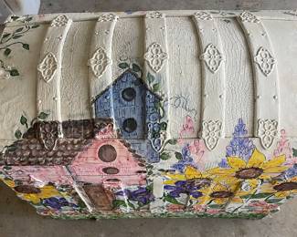 Hand painted trunk