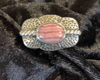 Dian Malouf pink stone ring