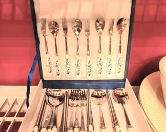 Beautiful Blue Danube spoons forks and chopsticks