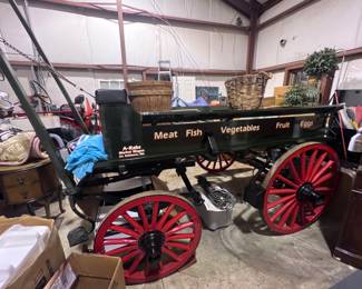 Antique A Rabs Baltimore Market Wagon