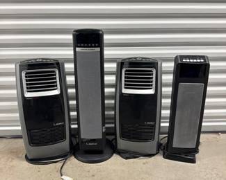 124 LaskoHunterSpaceHeaterLot4TowerHeaters2wRemotes