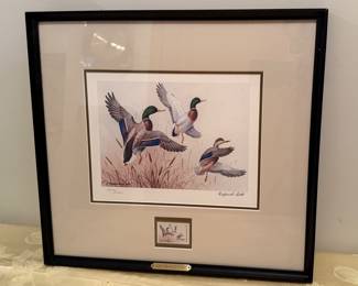 DUCKS UNLIMITED 1985 by MAYNARD REECE