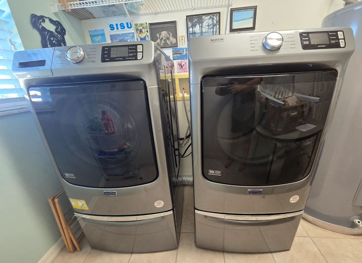 Maytag front loading washer and dryer! 