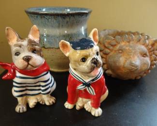 French Bull Dog Salt & Pepper by Blue Sky