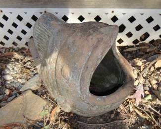 Bali Vintage Fish Planter