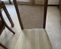 Close up of side chair