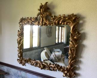 Gorgeous ornate wall mirror
